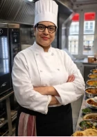 Chef in the Kamal Shri kitchen
