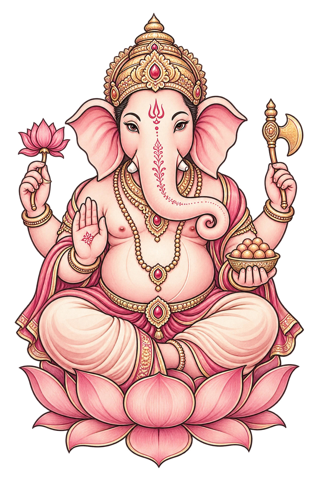 Illustration of Lord Ganesha